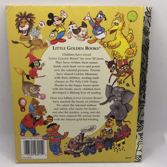 Walt Disney’s Snow White and the Seven Dwarfs Little Golden Book 1993 Hardcover - Picture 8 of 12